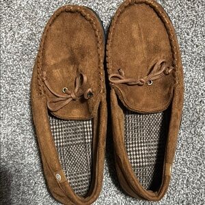 Isotoner Brown Suede Slip-On Loafers